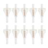 10Pcs/Set 1/4" Inline Clear Gas Fuel Filters Replacement 6mm Small Plastic Universal Motorcycle Gas Petrol Fuel Oil Filter Mini