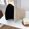 Hicken Lambswool Bucket Bucket Hat Women Autumn Winter Warm Hat Casual Wild WWild Women Basin Fisherman Hats Outdoor Shade