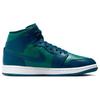 New Jordan 1 Mid Teal French Blue Women's BQ6472-301