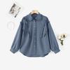 ZANZEA Women Turn Down Collar Loose Causal Long Sleeve Blouse