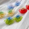 Handmade Beaded Earrings Boho Beaded Flower Earrings Floral Drop Earring Women's Summer Beach Jewelry