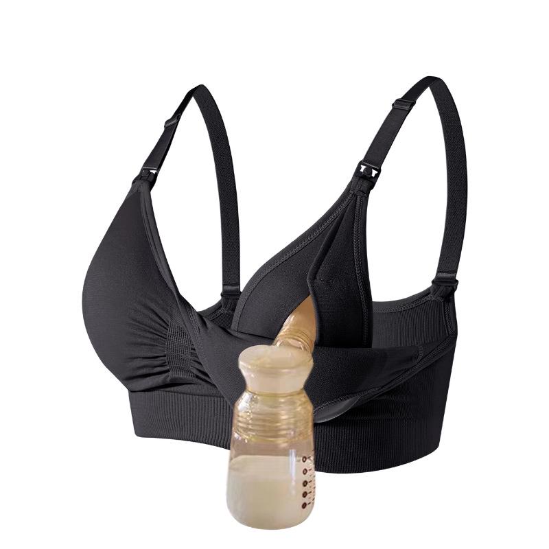 Hands-Free Breast Pumping Bra for Nursing, Breathable Maternity and Breastfeeding Support