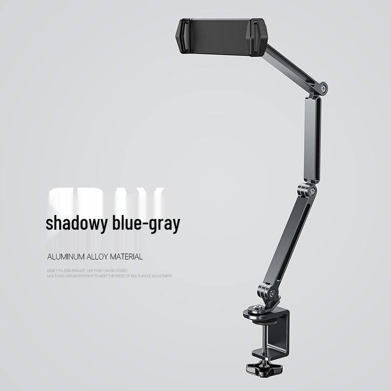 

2026 Aluminum Alloy Rotating RGB Desktop Stand for Tablets & Phones