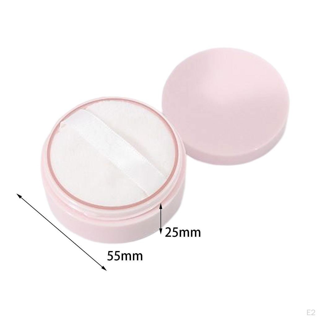 5G Capacity Empty Body Powder Holder Box with Puff Daily Use or Travel Light Weight Convenient