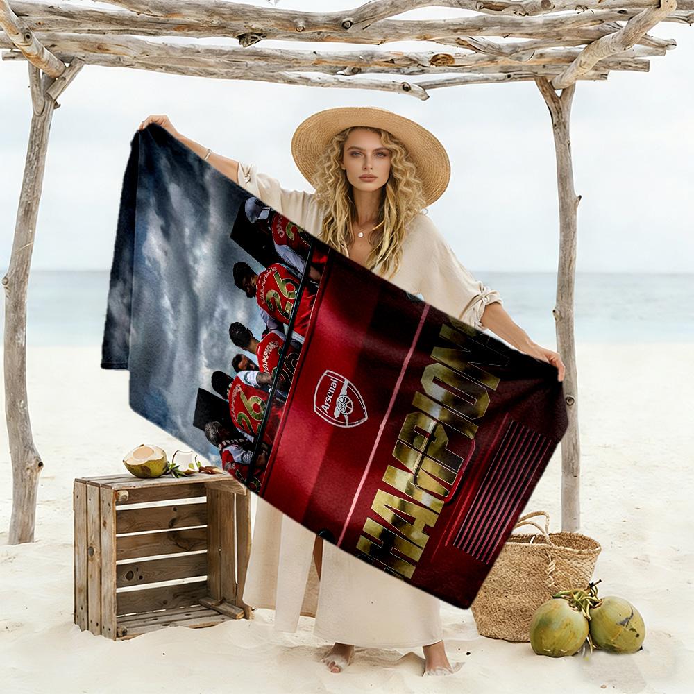 Arsenal Football Player Beach Towel High Absorbency & Quick-Dry Comfortable Lightweight Perfect for Traveling Yoga Camping and Swimming