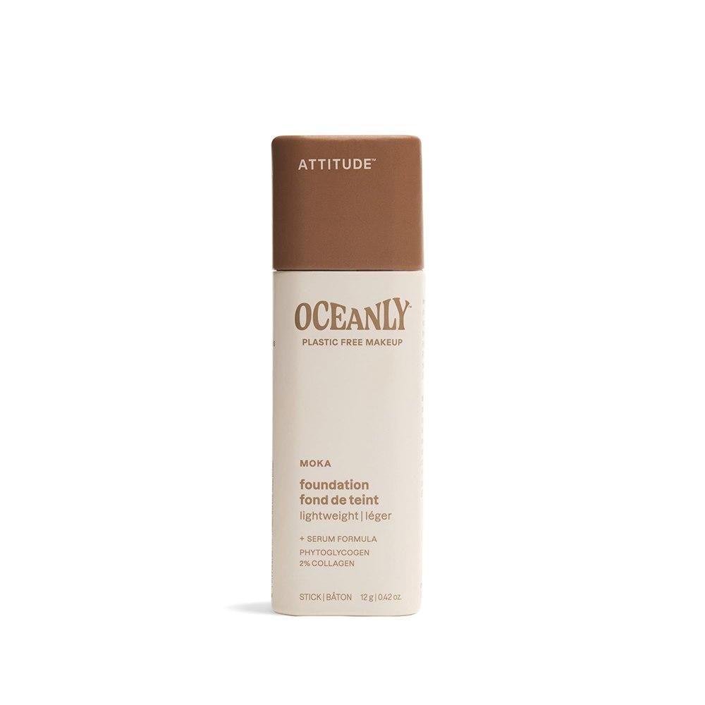 Podkład Moka 12 G Naturalny Lekko Kryjący Wegański, Attitude Oceanly