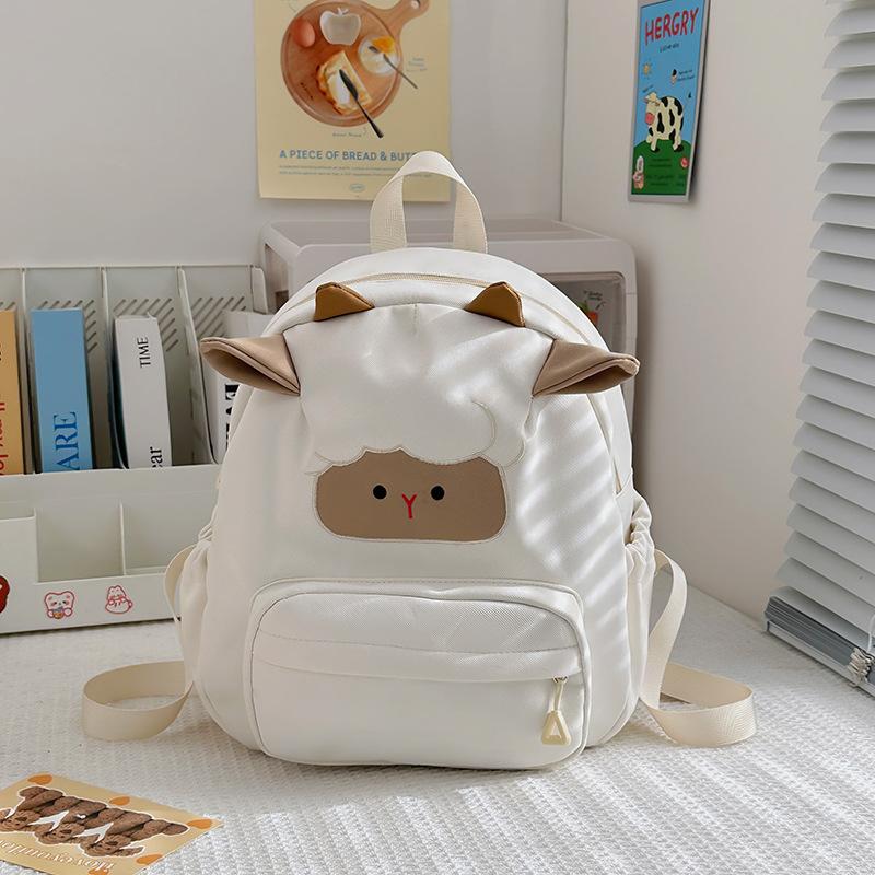 New Fashion Leisure Cute Lambs Traveling Out of The Street Advanced Sense Girls' Light Out of The Street Schoolbags Backpacks and Backpacks.