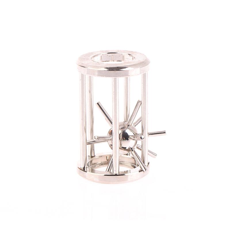 Classic Puzzle High Iq Cage Star Tooth Metal Brain Teaser Puzzles Game