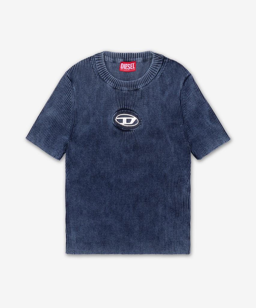 DIESEL M-Encore Ss Short Sleeve Knit - Peacoat Blue / A162490Anah8At
