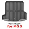 Tapis de sol et protection de coffre de voiture en TPE de haute qualité pour MG5 MG 5, imperméables, anti-poussière, faciles à nettoyer
