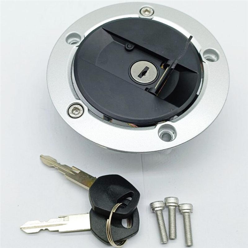 Fuel Gas Tank Cap Cover With Key For Suzuki GSX650 2008-2011, GSF650 Bandit 650 2005-2012, GSXR600 04-15, GSXR1000 03-15