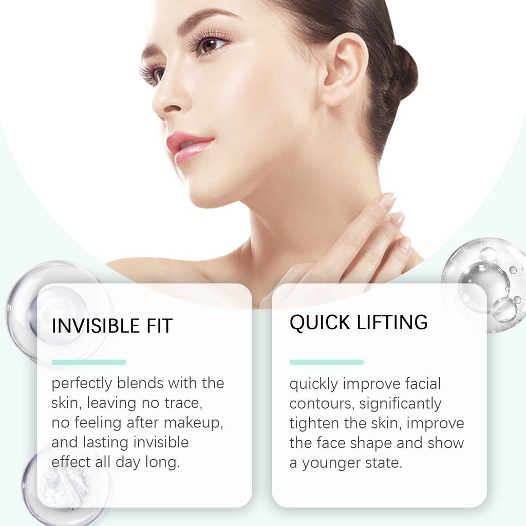 Zvedací náplast na pleť, Zpevnění pleti, Redukce jemných vrásek, Obličejová náplast, Krása, Průhledná zvedací náplast.