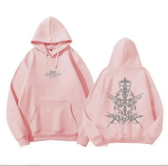 

Худи с принтом крыльев (Унисекс, 2025) XL