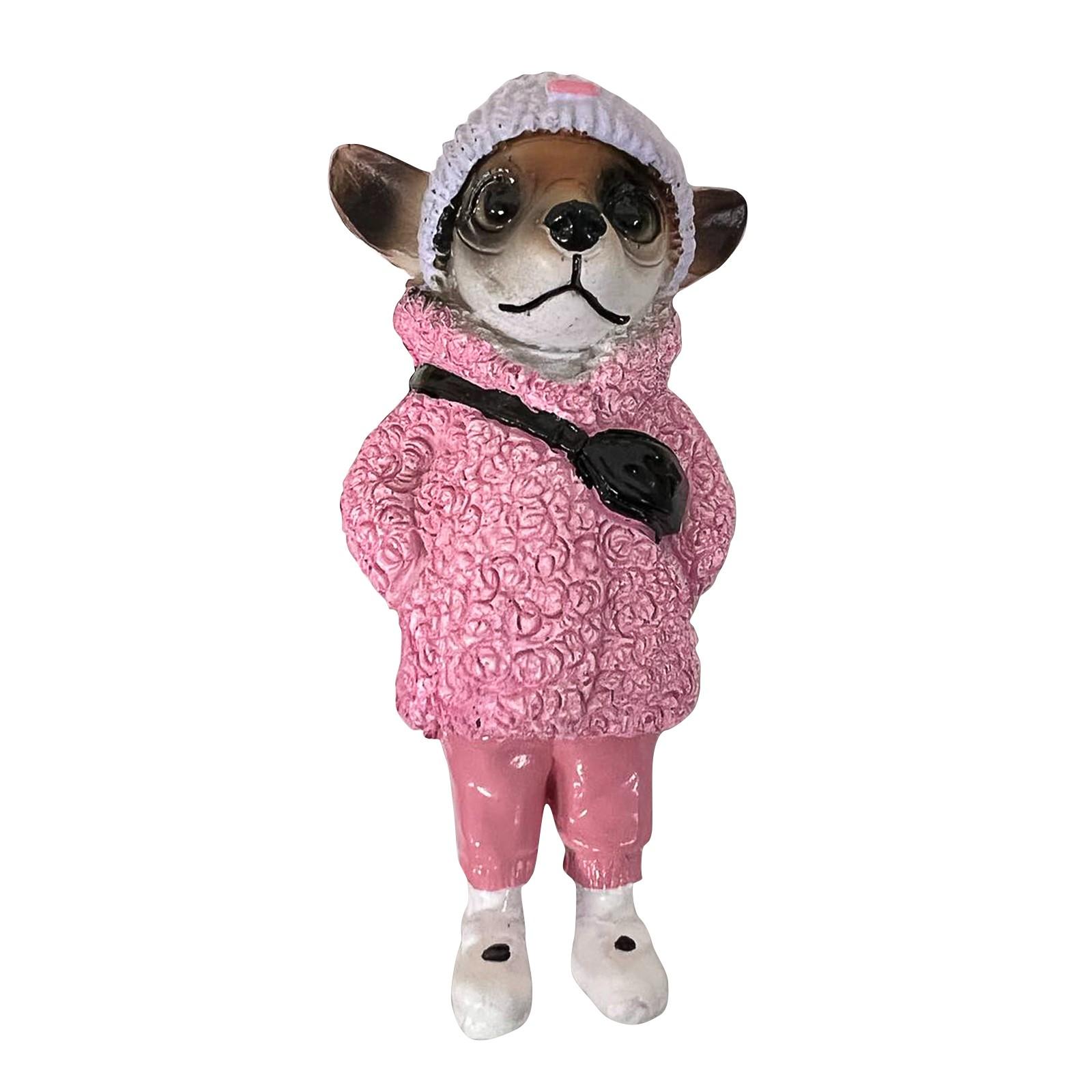 Милые модные куклы из смолы, стоящие щенки, крутые щенки, украшения из смолы