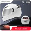 3C Certified Full Face Motorcycle Helmet for Men & Women - All-Season, Trendy Autumn/Winter Design