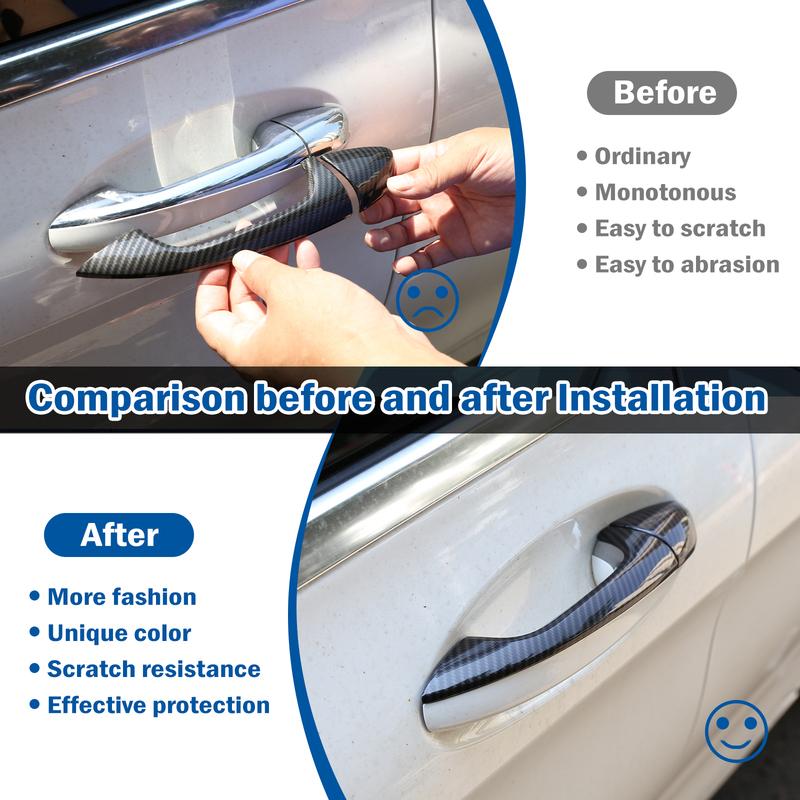 Car Door Handle Cover Trim For Mercedes Benz A B C E Class GLE GLS CLA GLC GLA X253 W213 W205 W247 W177 V177 A180 A200 A250 LHD