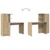 Desk Set 2 pcs Sonoma Oak