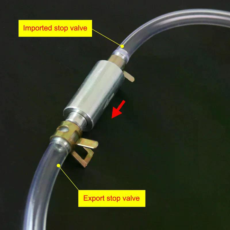 Motorcycle Oil Filler Tube Motorcycle Hydraulic Brake Bleeding Tool Check Valve Tubing Tools Para Moto Car Accessories