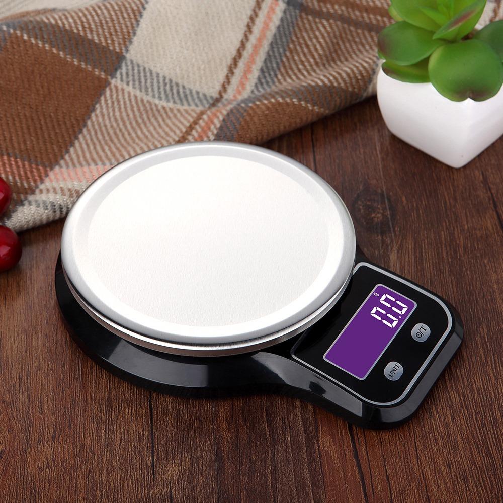LCD Display Kitchen Scale Stainless Steel ABS Digital Scale Practical Food Scale  Baking Cooking