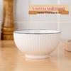Simple Style Ceramic Rice Bowl
