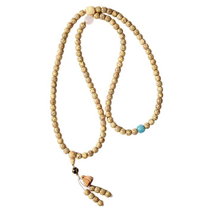 Hainan Old Chenzi Huangzi Xingyue Bodhi Beads Buddhist Prayer Beads Multi-loop Wrist Necklace for Men and Women, Decorative Bracelet