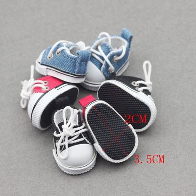 New for 17cm  Shoes Fashion Canvas Shoes Clothes Cartoon Baby Canvas Leather Shoes Doll Universal Clothing Accessories