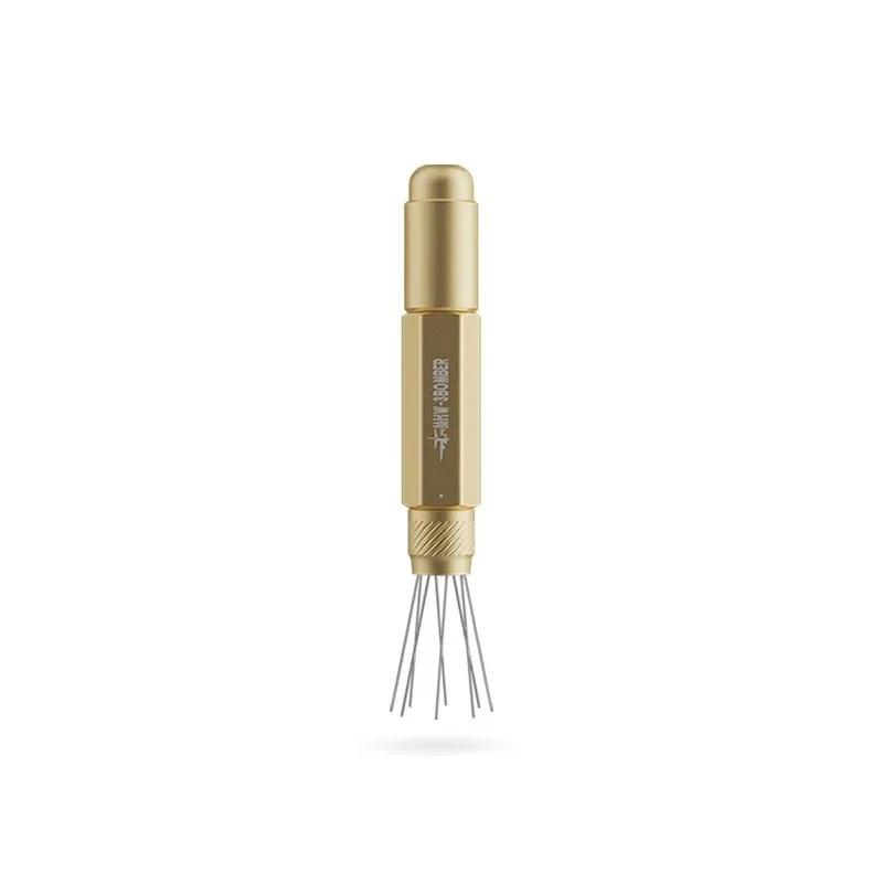 JUSTINLAU New Upgraded Espresso Distribution Tools with 8 Needles for Espresso Stirrer Telescopic Design Coffee Accessories
