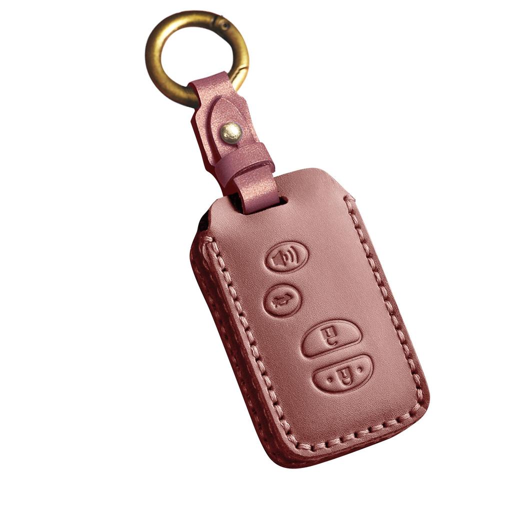 Genuine Leather Key Cover for Toyota Highlander and Land Cruiser (Old Models)