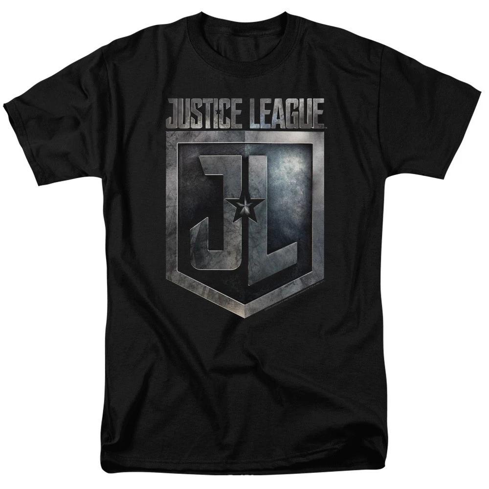 Justice League Movie Shield Logo T-Shirt Men s S-5XL Officially Licensed Tee M
