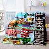 Minecraft 22 Customize Your Name Blanket Lightweight Personalized Blanket Ultra-Soft Versatile for Office Chair Picnics Home Decor Seaside