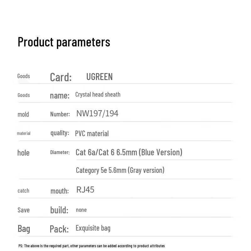 UGREEN RJ45 Modular Plugs