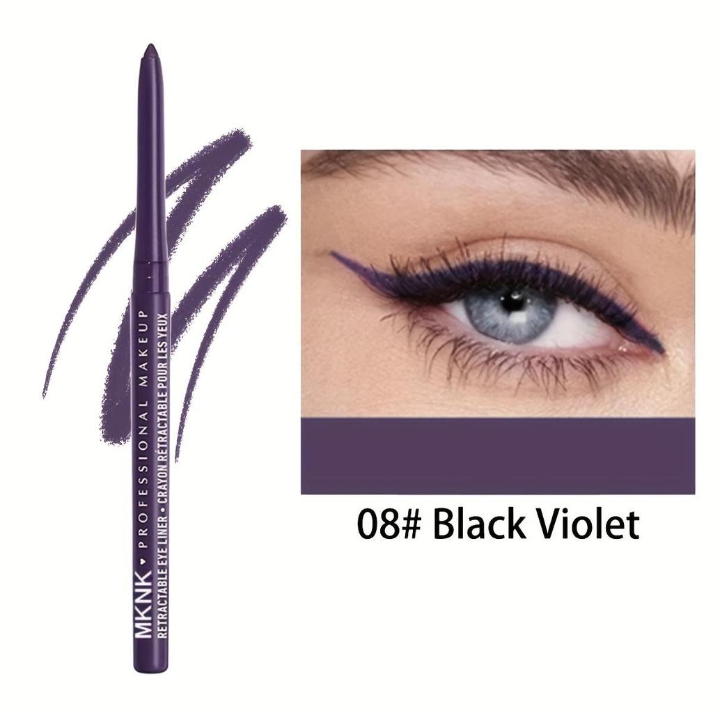 Lápices de Delineador de Ojos en Gel de 8 Colores - Resistentes al Agua, a Prueba de Manchas, Larga Duración