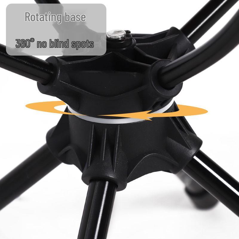 Lightweight Portable Outdoor Folding Moon Chair - Swivel Design, 7075 Aluminum for Camping
