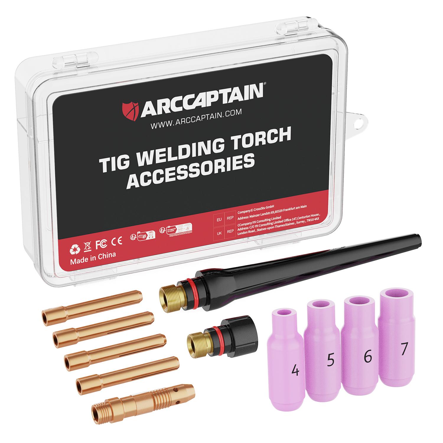 ARCCAPTAIN TIG Welding Torch Accessories Kit