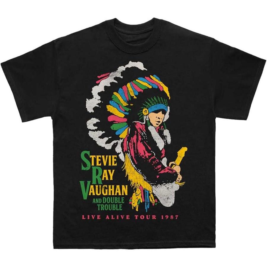 Stevie Ray Vaughan Double Trouble T Shirt Black XXXXXL разноцветный