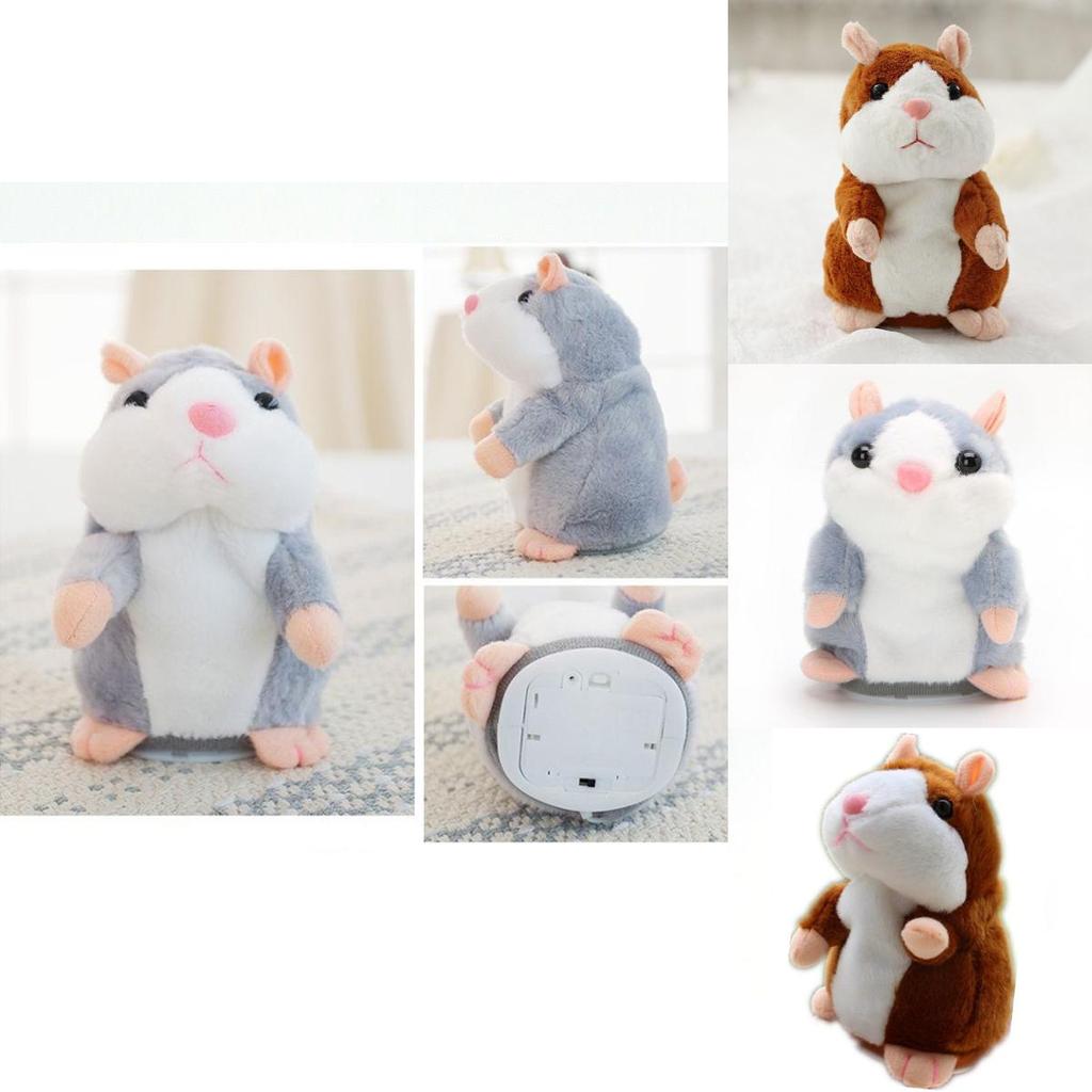 Hamster Plush Toy With Sound And Music For Holiday Decor And Gift Giving