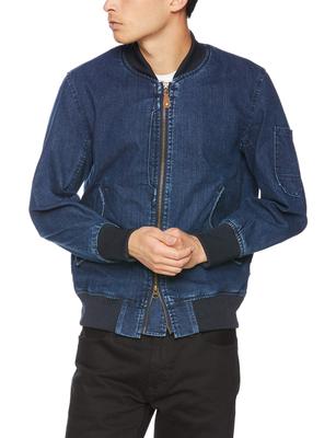 Bonmax Denim Jacket RJ0907 Medium Denim SS Men's MA-1 7