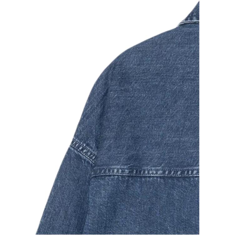 Carhartt WIP Ss26 W Alta Shirt Jac Chest Pocket Denim Casual Square Label Shirt Women shirts I036232-01-06
