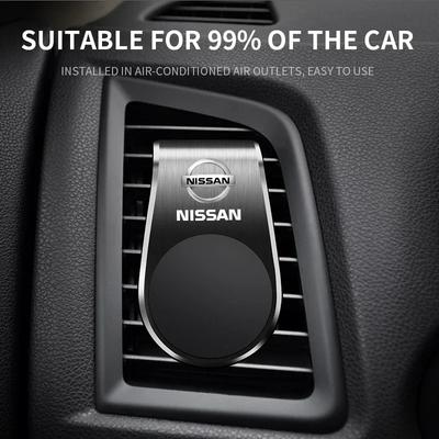Auto Typ L Metall Magnetischer Handyhalter Für Nissan J10 X-Trail Qashqai Juke Leaf Micra NOTE Patrol Gadgets Styling Zubehör