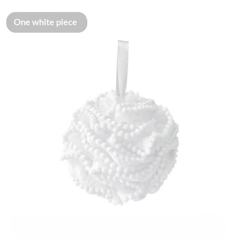 Shower Bath Sponge Balls, Cute Unisex Body Exfoliating Bathroom Accessories