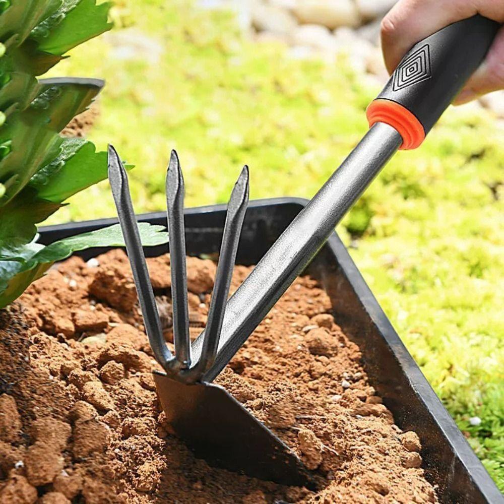 Steel Digging Shovel Planting Flowers Agricultural Shovel Portable Rakes Lawns