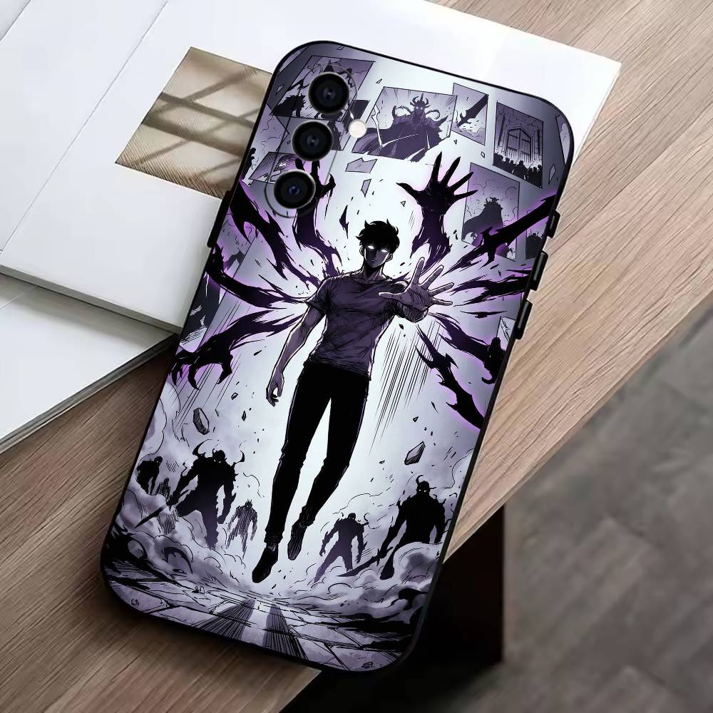 

S-Sung Jin-woo Phone Case For Samsung Galaxy A73,A72,A71,A70,A53,A52,A51,Soft Silicone Black Cover Samsung a50 30s 50s