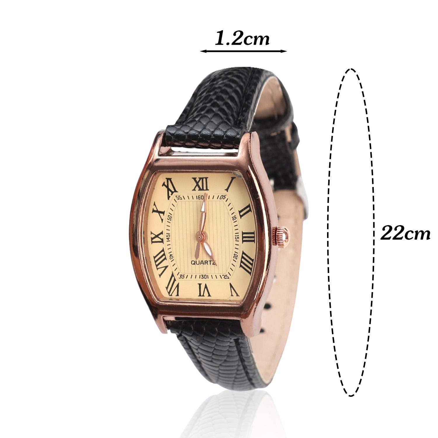 

Women Retro PU Leather Strap Watches Qualities Ladies Alloy Wristwatches Korean Fashion Brand Fashionable Brown Relogio Feminino чёрный