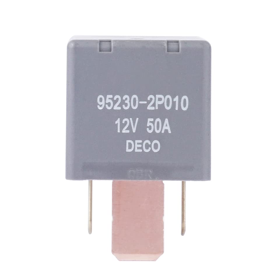 95230-2P010 12VDC 50A 4 Pins SPST Kfz-Leistungsrelais Kompatibel mit 39160-37110 13742705 5M5T14B192EA 13306943 897H-1AH-D-R1-12VDC 9804768080