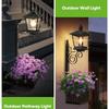 Waterproof Solar Post Lamp Solar Powered Pathway Garden Light Gifts Planter Lamp  Garden Decor
