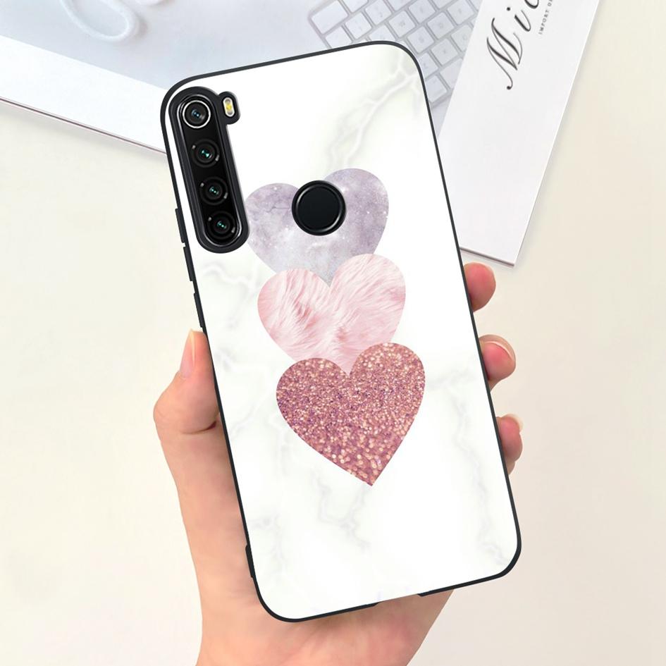 For Phone Cover Xiaomi Redmi Note 8 8T Case Popular Flower Slim Soft Silicone Coque For Xiaomi Redmi Note 8 Pro Note8 8 T Fundas