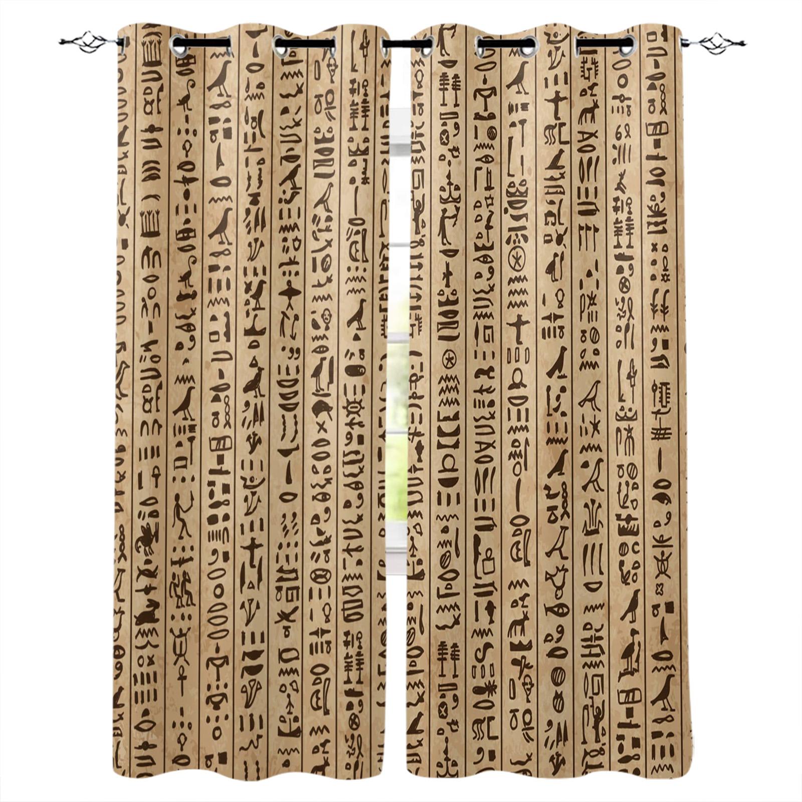 Занавеска Древнеегипетский Бог Мудрости Спальня Кухня Шторы Украшения Гостиной Оконные — фото 14