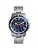 Men's Quartz Stainless Steel 3-Hand Wristwatch with Stainless Steel Case & Glass Crystal, Model FS5238