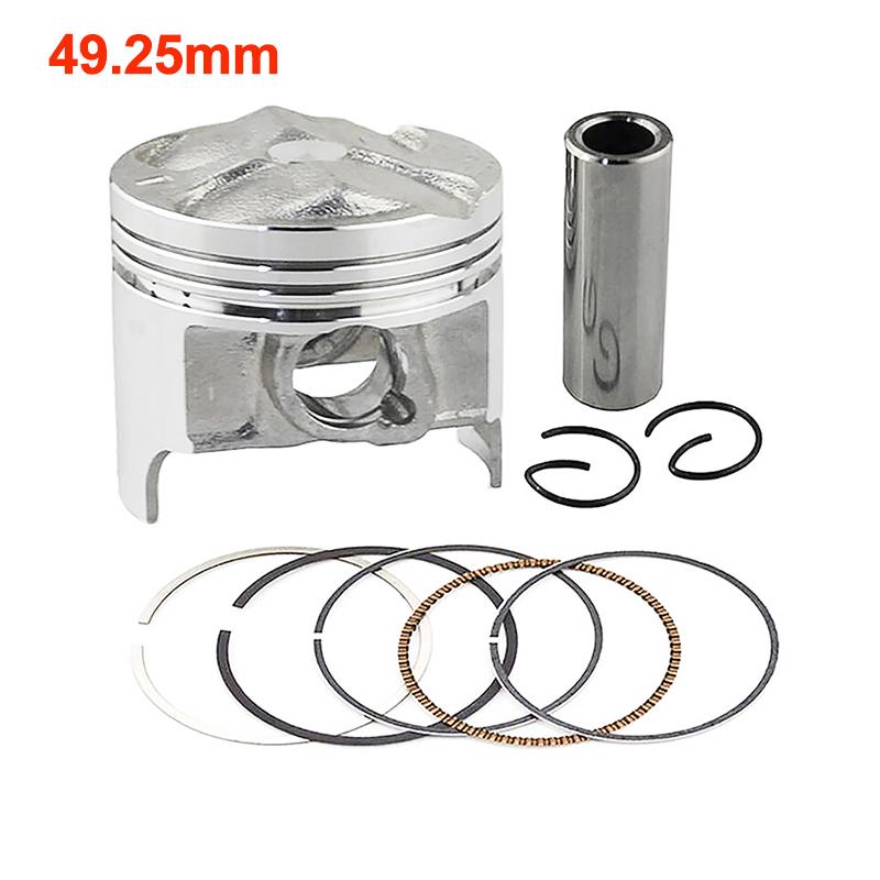 1/4 Sets Motorcycle Engine Piston Rings Kit Bore STD Size 49mm ~ 49.5mm For Suzuki GSX250R GJ72A GJ73A GJ74A GSF250 BANDIT 250