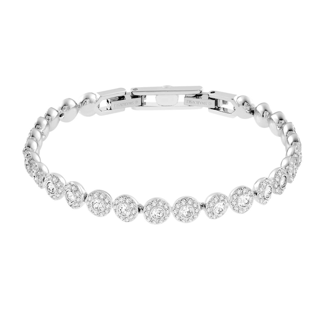 Swarovski Angelic Round Crystal Bracelet Women bracelet 5071173 Shopping Bag,M